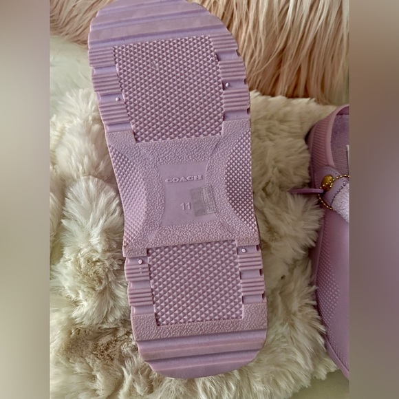 NEW Coach Lola Light Violet Purple Clogs Size 11B - Picture 14 of 16